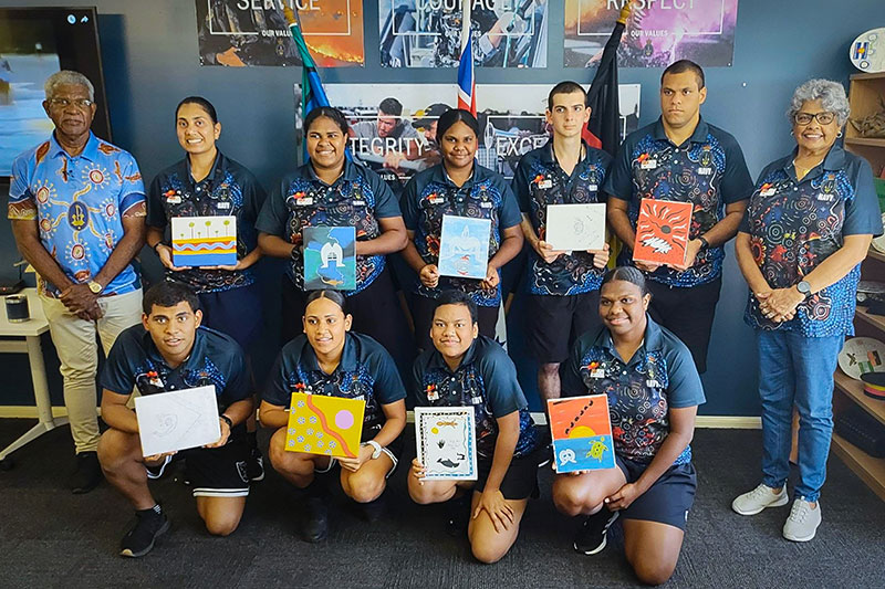 As a Navy Indigenous Elder, Uncle Phillip Bowie mentors and supports the next generation of Indigenous Defence Force recruits (image credit: Defence Australia)