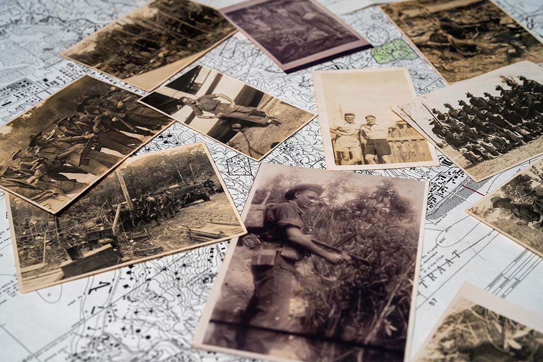 Images of Leslie during his time in the Army