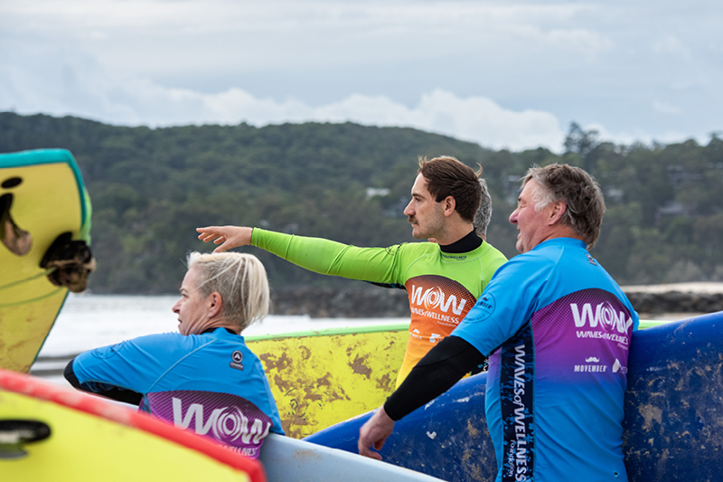 Veterans carrying surfbaords