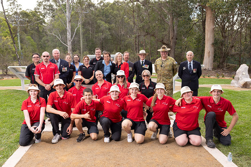 A group of Runaway Bay RSL Sub Branch members. 
