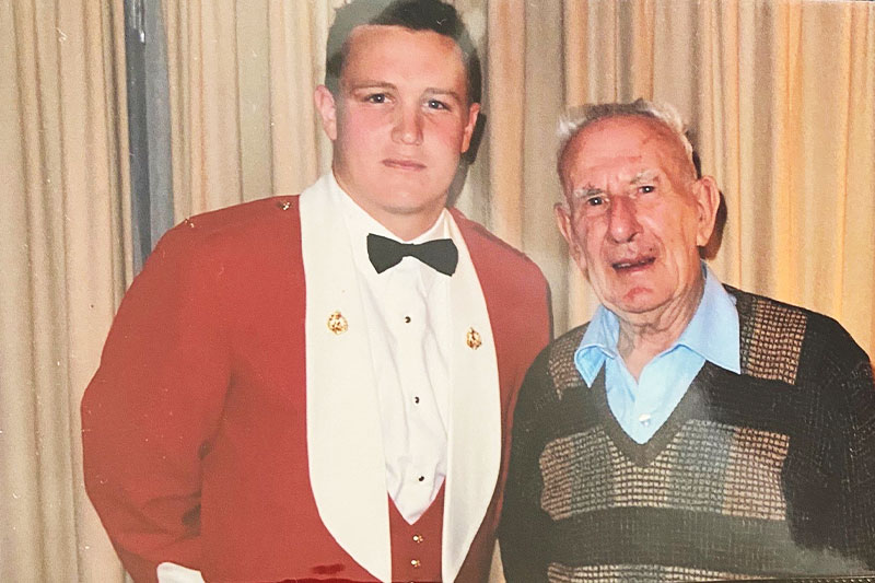 Trent Beilken and Robert Rolls in 2005