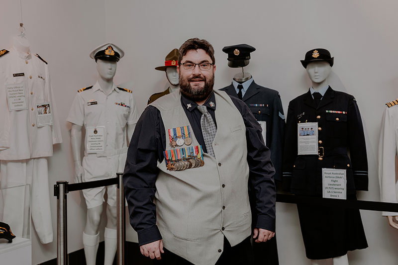 Sub Branch Treasurer Dave Law tries to bring Moranbah's veteran community together