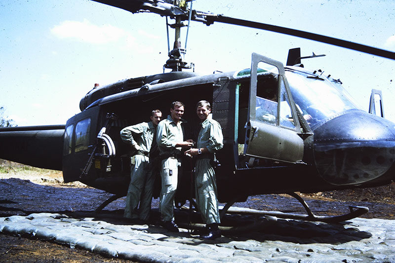 Armymen Rex pictured with friend, Bobby Laird