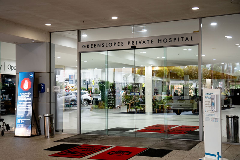 Greenslopes Private Hospital entrance 
