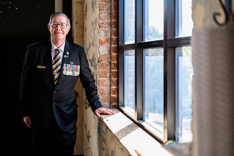 Kedron-Wavell RSL Sub Branch member Des Kearton 